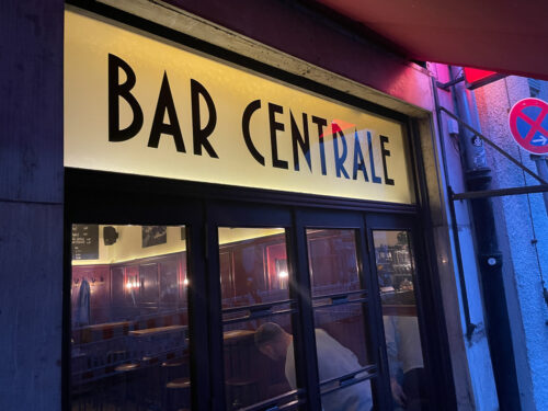 Bar Centrale Munich sign