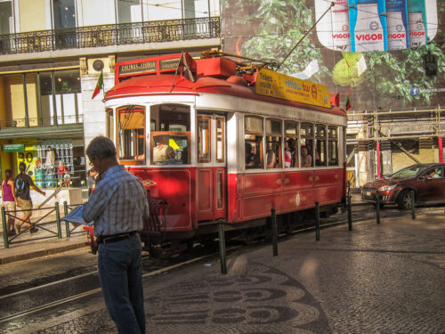 Lisbon Barrio Alto tram