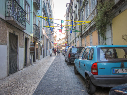 Lisbon Bairrio Alto street