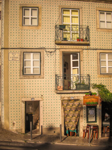 tiled building Lisbon