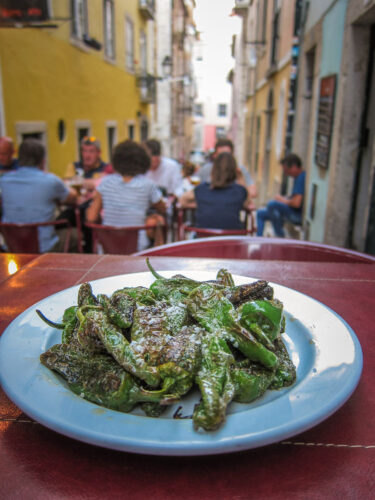 Tapas restaurant steps Lisbon soshitos