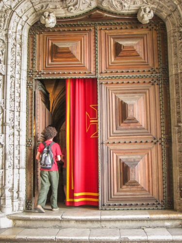 Jerónimos Monastery⁩⁦ entry door