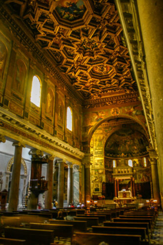 Basilica of Santa Maria in Trastevere ceiling