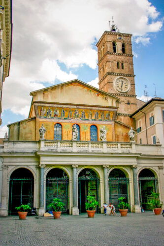 Basilica of Santa Maria in Trastevere exterior