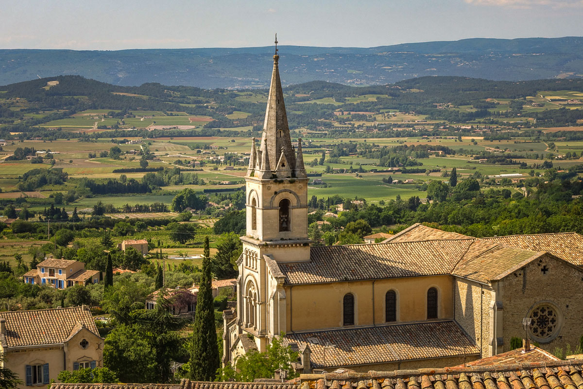 view of Bonnieux church