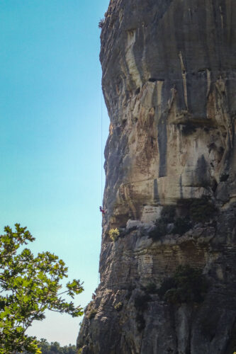 rock climber Vallon de l'Aigue Brun