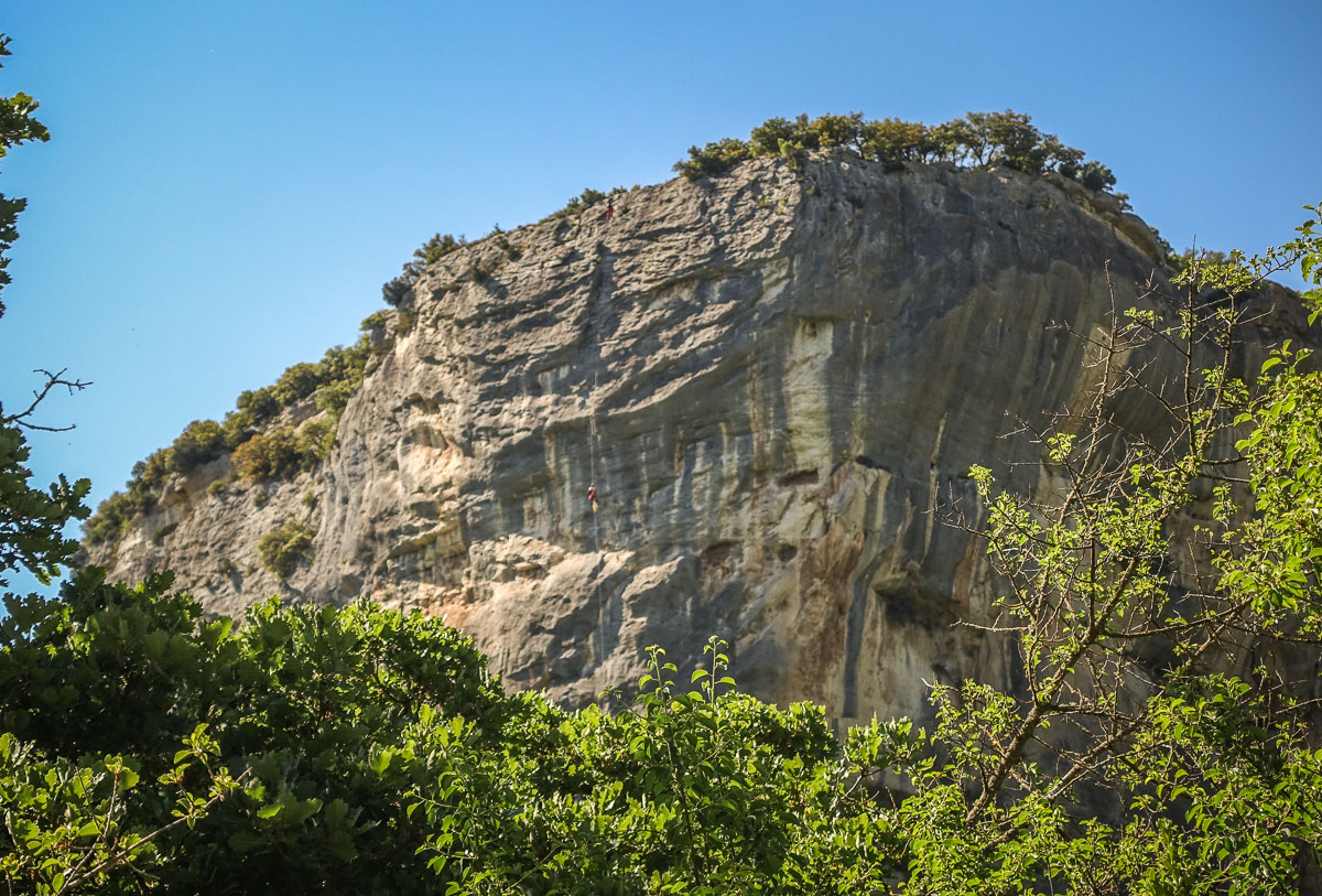 rock climbing Fort de Buoux