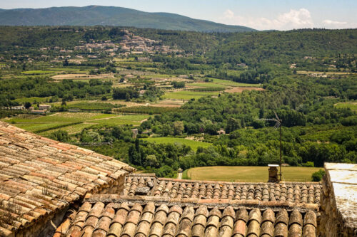 farm fields Lacoste Provence