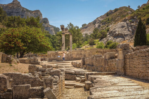 Roman ruins Site Archéologique de Glanum