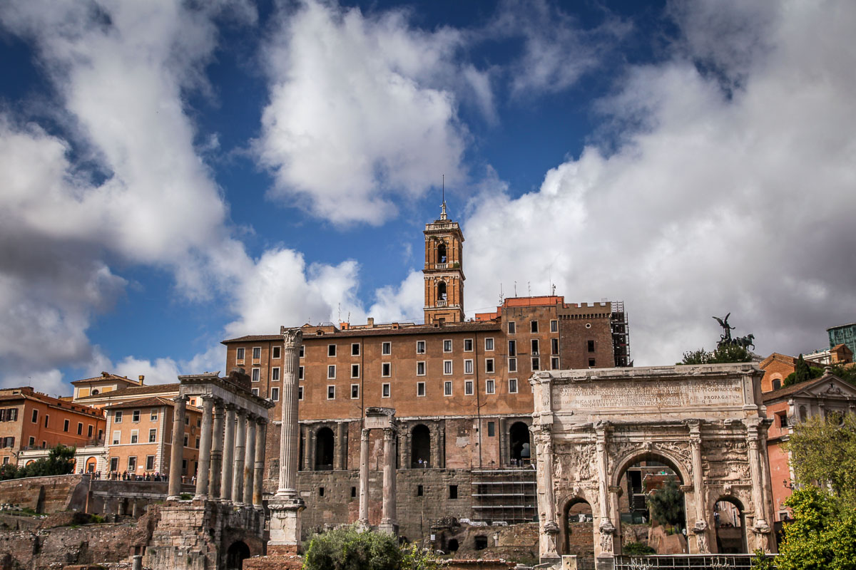 view of Roman Forum Senate