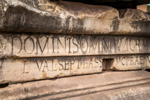 Roman Forum inscription