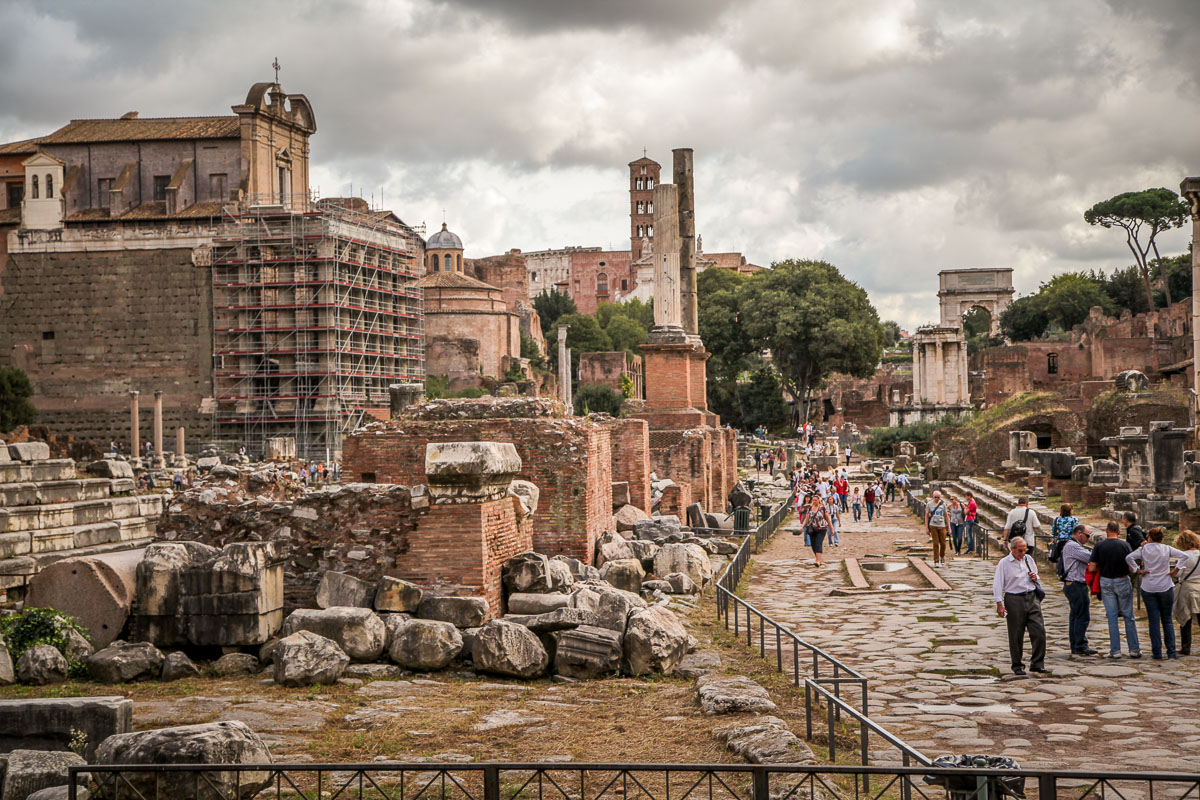 Roman Forum main road