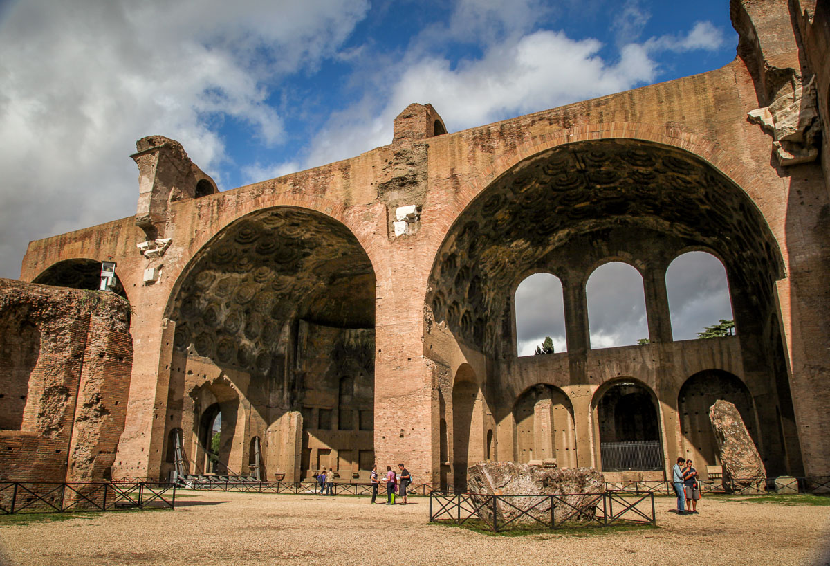 Baths in Roman forum