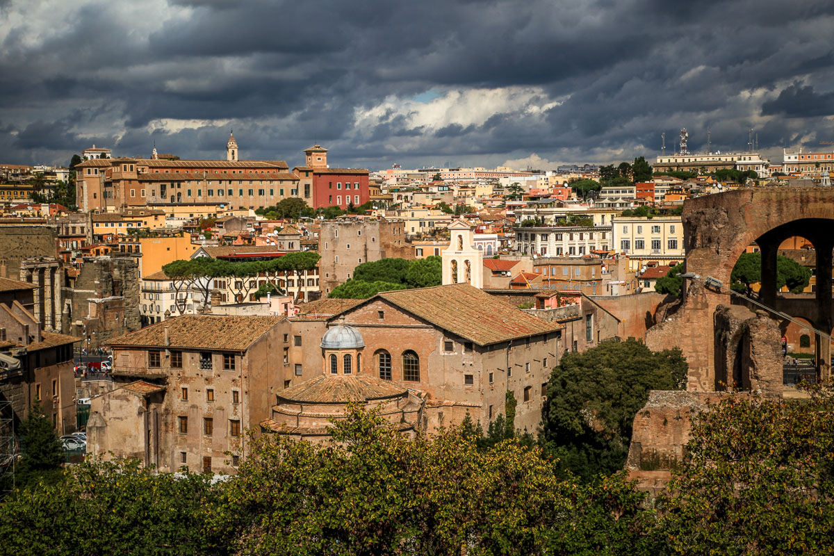 Rome view from Palatine Hill