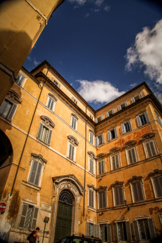 ocher building rome