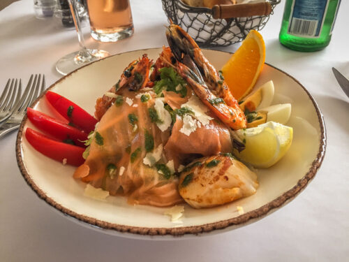 La Veranda Ménerbes seafood platter