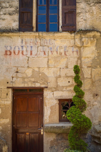 old sign Lacoste Provence