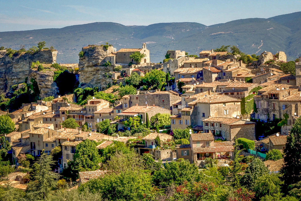 View of Saignon Provence