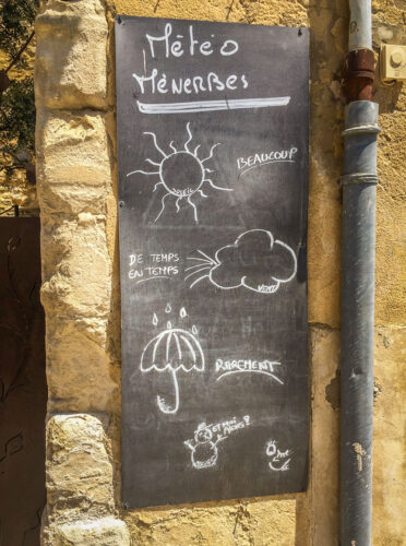 weather sign Ménerbes