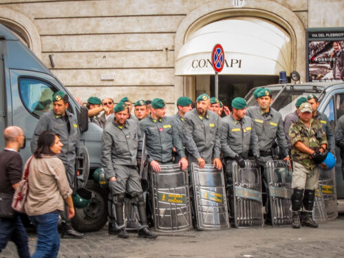 Police in Rome