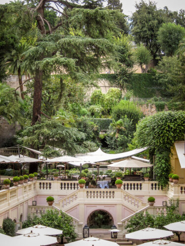 Hotel de Russie Rome gardens