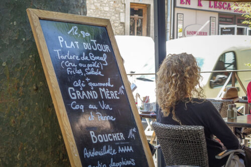 Bar-Tabac des Alpilles menu