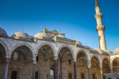 Süleymaniye Mosque arcade