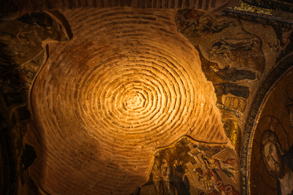 Kariye Mosque ancient ceiling