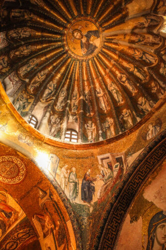 Kariye Mosque decorated dome