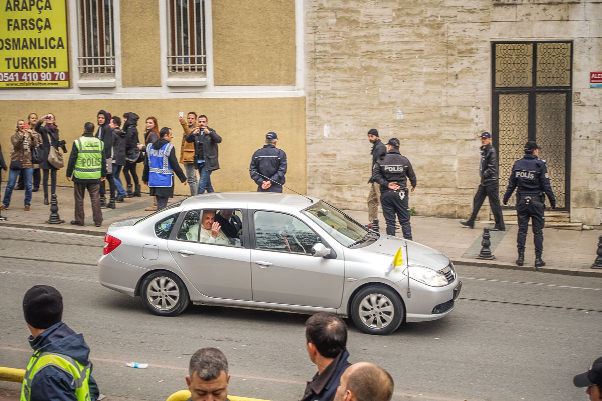 Pope Francis in Istanbul