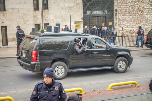 Pope Francis visits Istanbul security