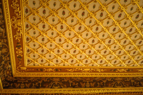 Topkapi Palace carved ceiling