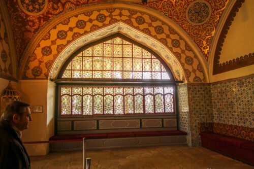 Topkapi Palace carved arch