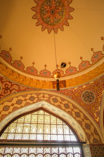 Topkapi Palace ceiling decoration