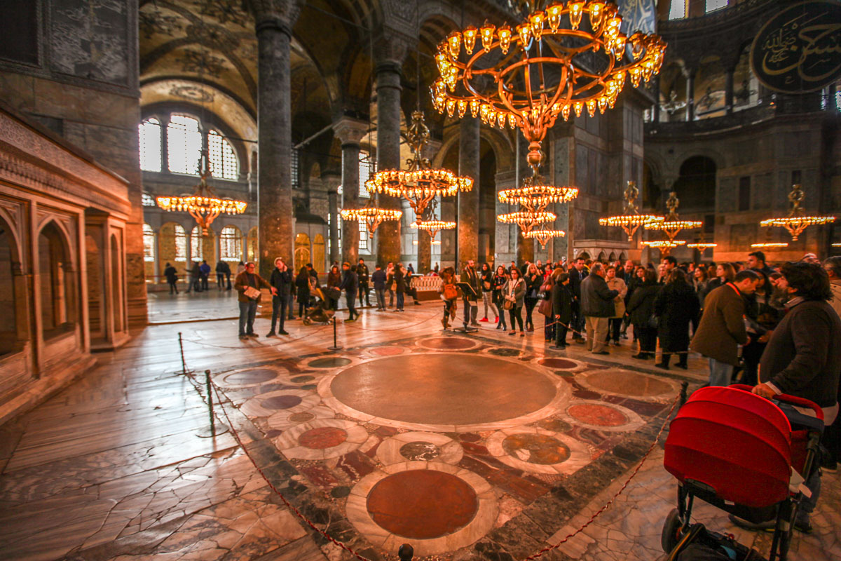 Hagia Sophia floor tiles