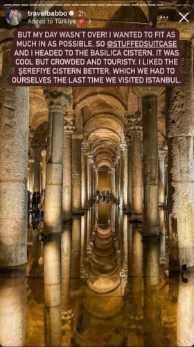 TravelBabbo Istanbul rec cistern