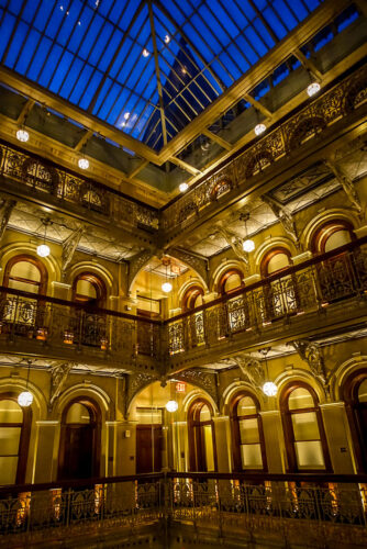 The Beekman Hotel courtyard