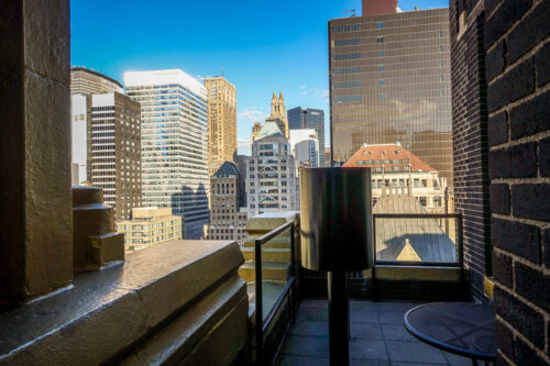 Bryant Park hotel room terrace