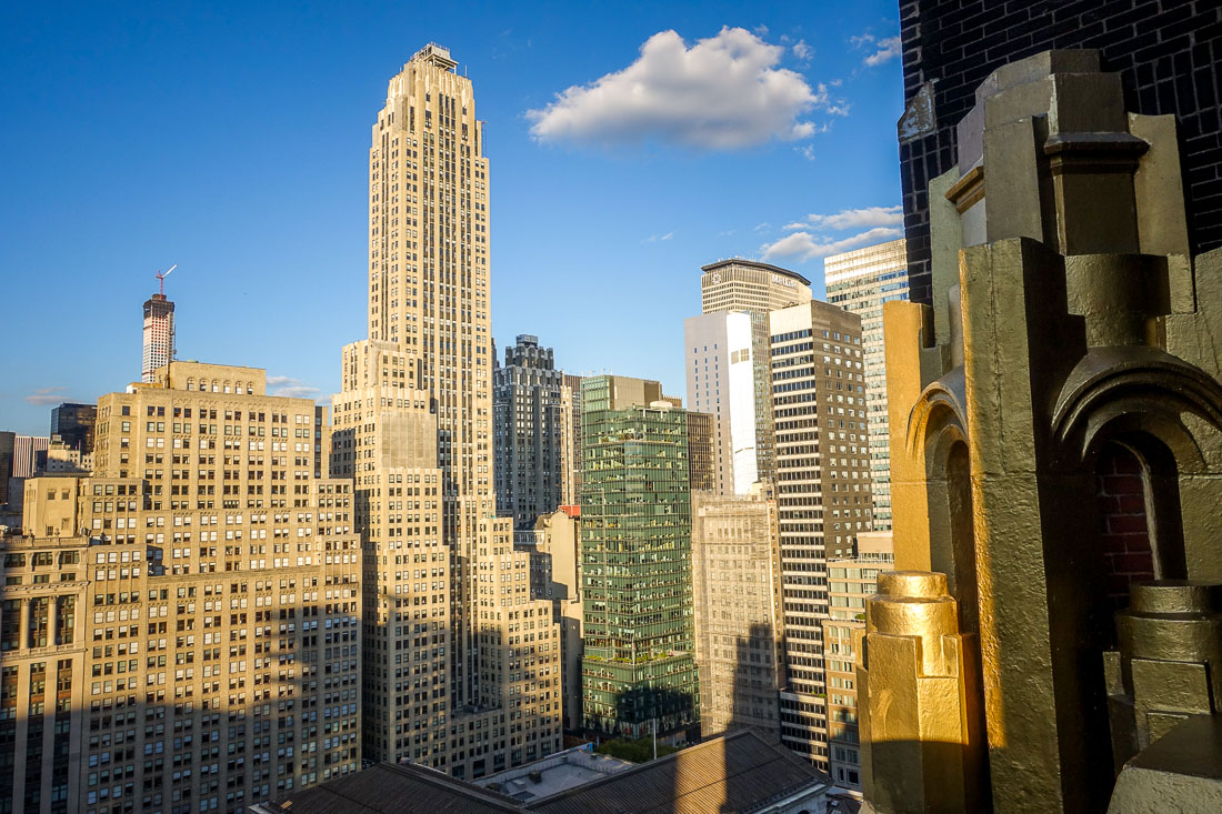 terrace views The Bryant Park Hotel