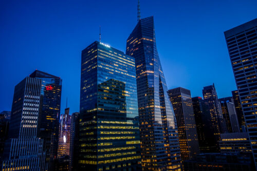 views from The Bryant Park Hotel