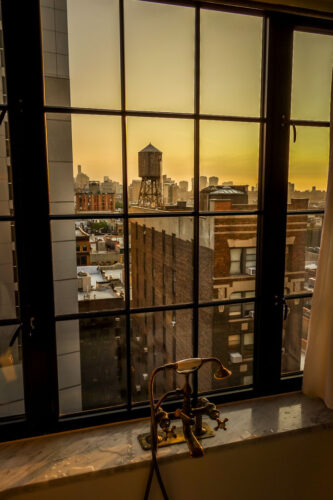 The Bowery Hotel window view