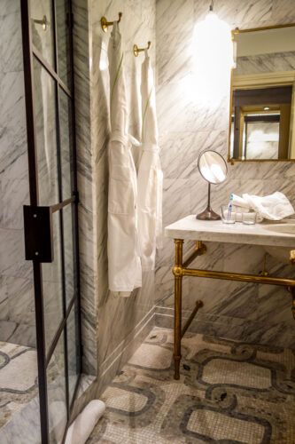 The Greenwich Hotel bathroom design