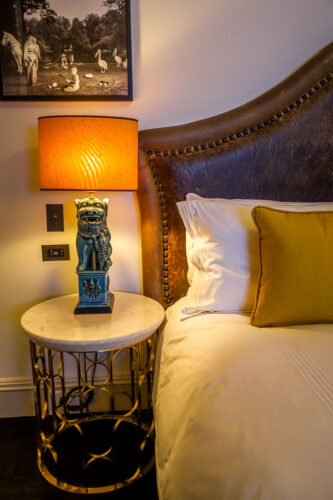 The Beekman Hotel side table