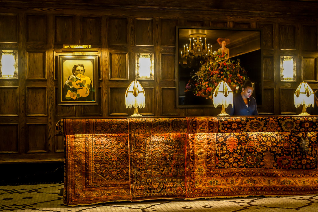 The Beekman Hotel front desk