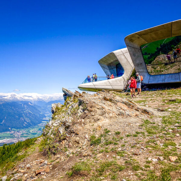 Messner Mountain Museum Corones Zaha Hadid cliff