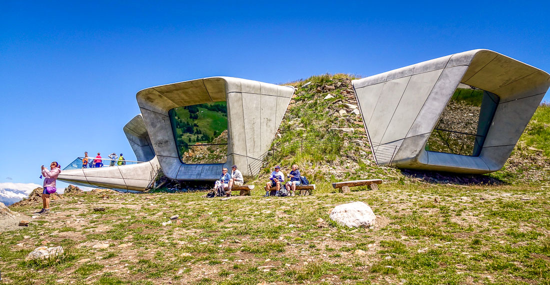 Messner Mountain Museum Corones Zaha Hadid exterior