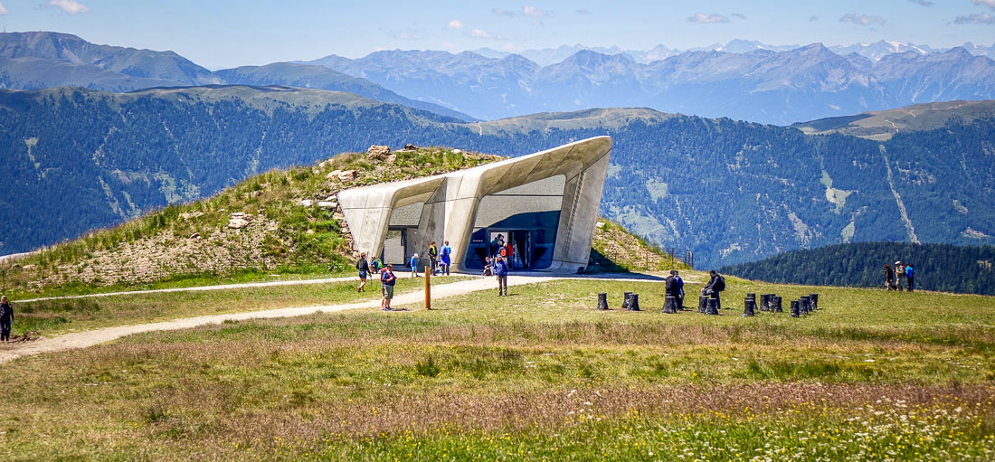 Messner Mountain Museum Corones Zaha Hadid exterior