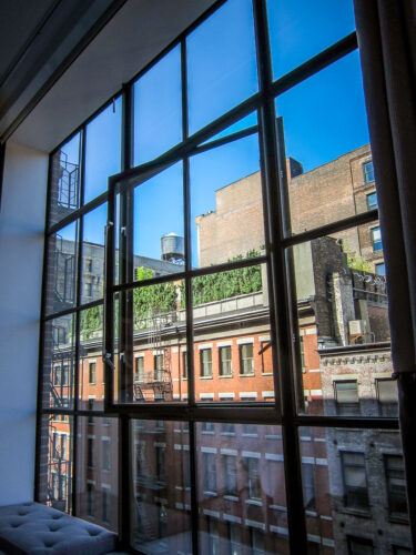 The Crosby Street Hotel window