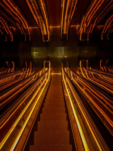 PUBLIC hotel NYC escalators