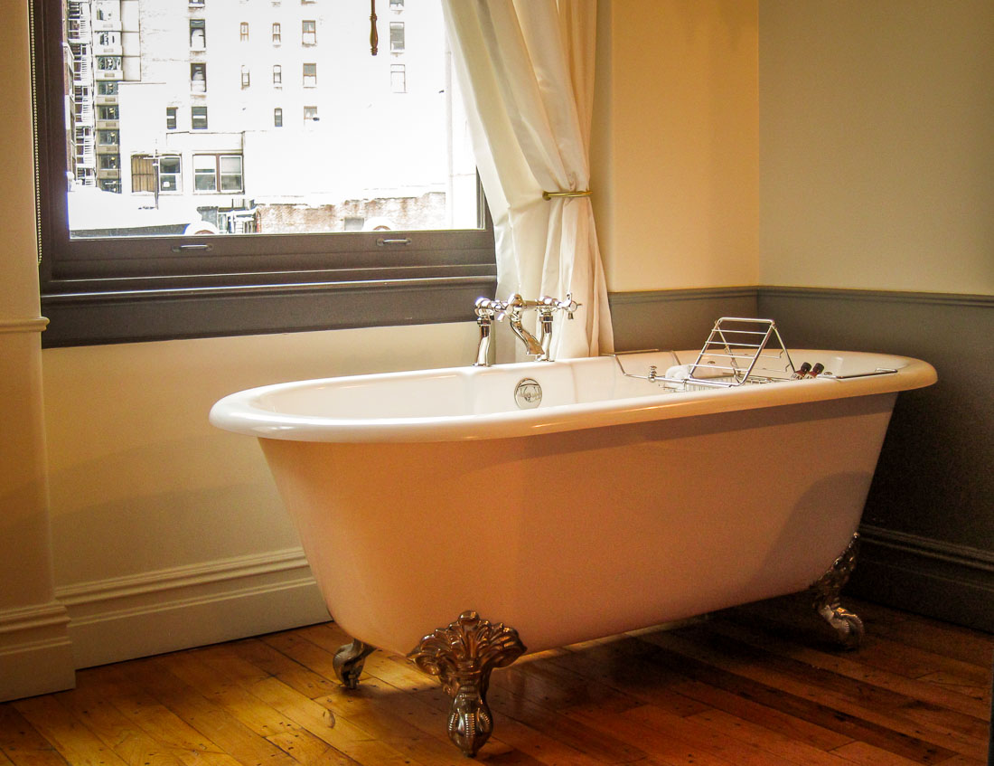 The Ned NYC bathtub